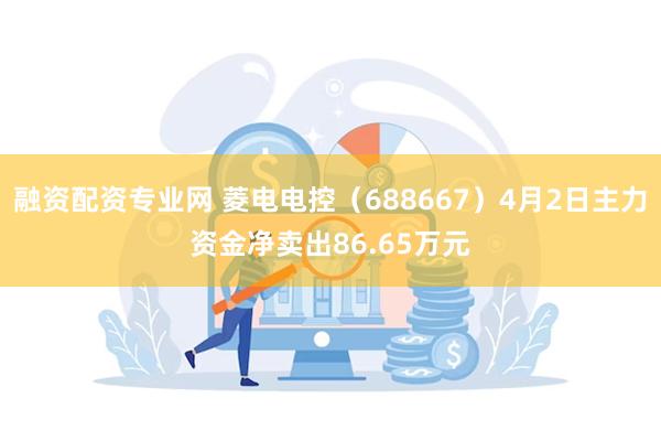 融资配资专业网 菱电电控（688667）4月2日主力资金净卖出86.65万元